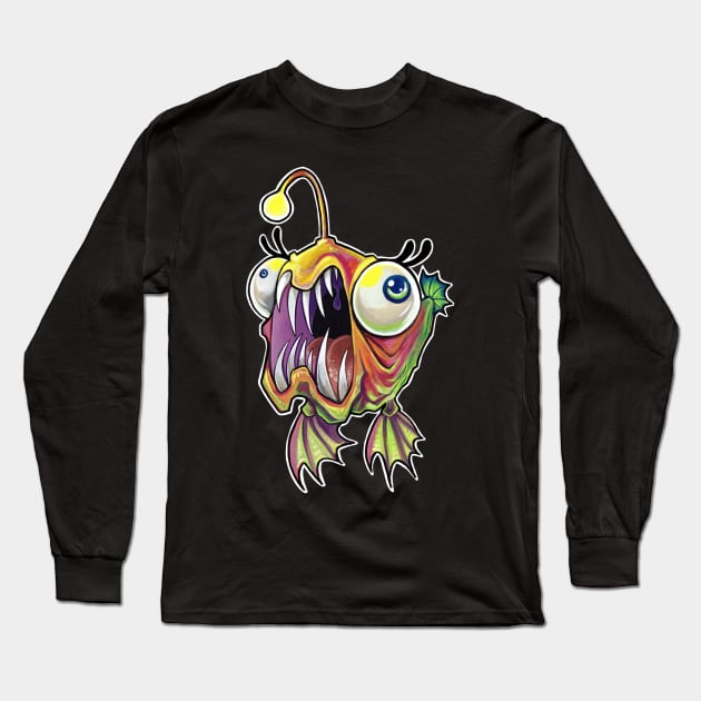 AHHHHHHngler fish Long Sleeve T-Shirt by BiancaRomanStumpff